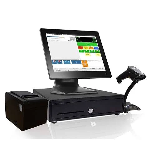 Cash Register with Barcode Scanner for Grocery Store