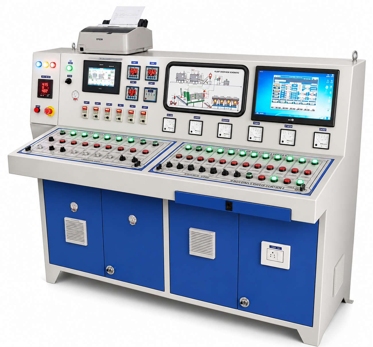 Concrete Batching Plant Control Panel for Industrial Automation