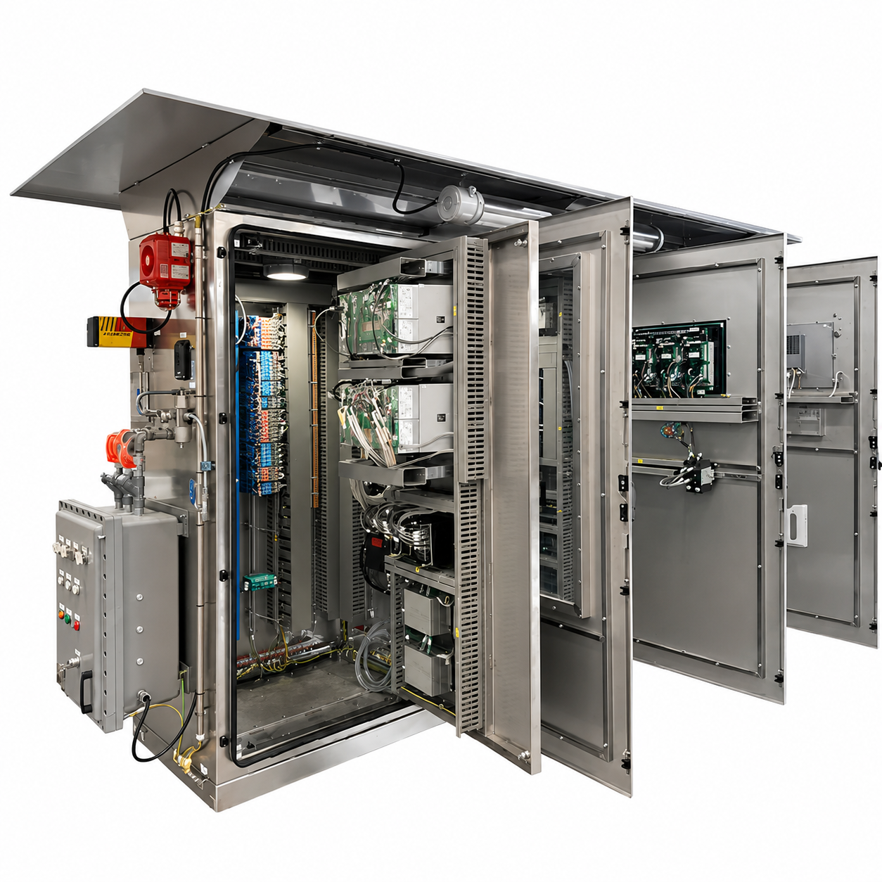 Automation PLC Control Panel for Industrial Automation Systems and Machine Control